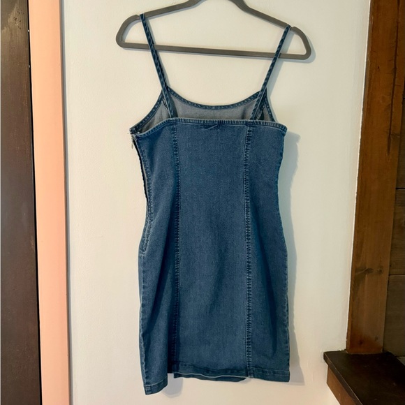 Denim Bodycon Dress - Picture 2 of 4
